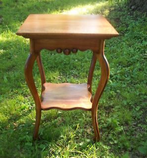Spectacular Solid Cherry @1890.Arts&Cra fts antique side table parlor