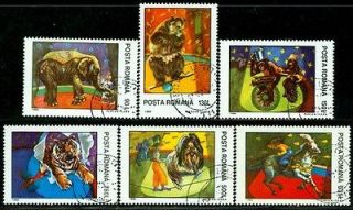 1994 Circus,Tiger,Bike,Cycle,Elephant,Clown,Bear,Monkey,Horse,Romania