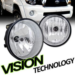 Factory Clear Fog Lights w/ Switch+Bulbs+Wire+Relay 05 11 Tacoma 04 06