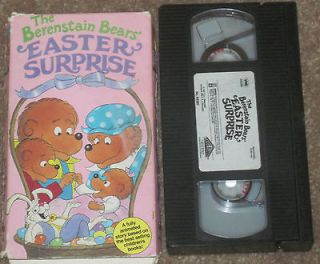 Scholastic THE BERENSTAIN BEARS EASTER SURPRISE VHS Video