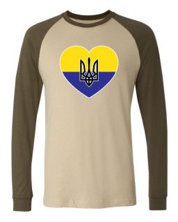Of Arms Long Sleeve Baseball T shirt Olympic Game Ukranian Football