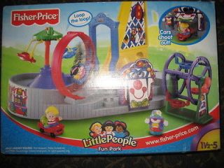 FISHER PRICE LITTLE PEOPLE FUN PARK ~ 2002 ~ NEW IN BOX ~ HARD TO FIND