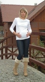 Maternity Skinny Trousers Jeans Over Bump Pregnancy Clothes Sizes 8 10