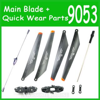 Volitation Main Blade + Quick Wear Parts For Double Horse 9053 RC