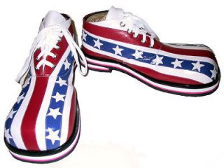 Professional Clown Shoes Costume Supplies US Flag  Model 52  by