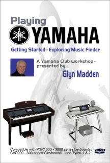 Yamaha Keyboard, Clavinova, Tutorial DVD Video   Music Finder
