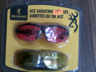 Browning Ace Shooting Glasses   Hunting Stalking Clay Pigeon Gundog