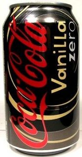 EMPTY UNOPEN Can Genuine Coke Coca Cola Vanilla Zero USA 2009