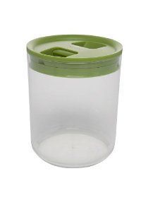 Click Clack Pantry Canister 4.2 Quart Green Lid New Savers Food