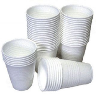 1000 x 7OZ PLASTIC DISPOSABLE ECONOMY TUMBLER CUPS TEA WATER PARTY