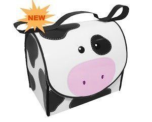 Clyde the Milk Cow Kids Children Child Picnic Lunch Box Bin Tote w