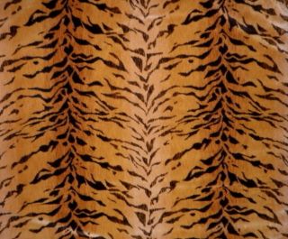 CLARENCE HOUSE Tigre Velours Soie Silk Original Animal Print New 2