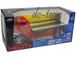Jada 1947 Ford Coe Fire Rescue Dept Truck 124 Red