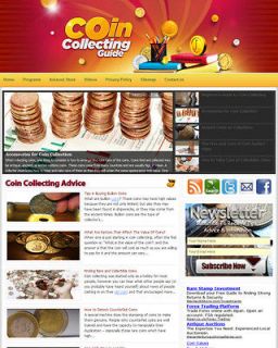 Established COIN COLLECTING Website For Sale.(Websites by