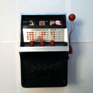 RARE 1972 WACO Battery Operated Arm Bandit Slot Machine Toy