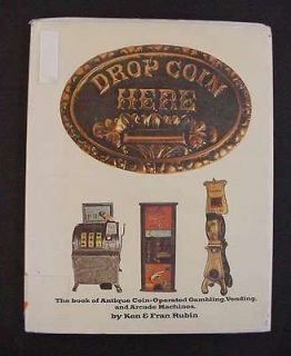 Drop Coin Here Antique Coin Operated Machines Pinball Book