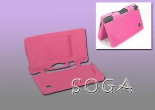 PINK SILICONE SKIN CASE FOR NINTENDO NDSi DSi XL LL NEW