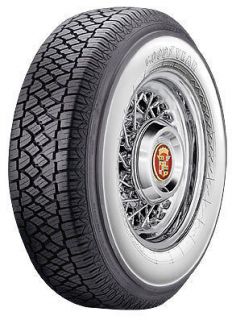 P215/70R14 GOODYEAR 2 3/4 WIDE WHITEWALL RADIAL TIRES