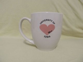 University of Iowa Mom Coffee Mug Cup w/ Pink Heart