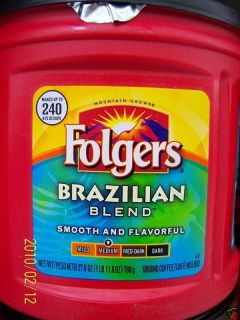Folgers Ground Coffee Large Cans 8 Flavor Choices
