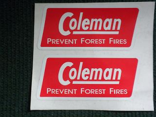 COLEMAN CANADA 4M STOVE HEATER REPLACEMENT DECAL SET 2