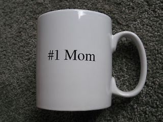 Newly listed Brand New #1 Mom Coffee Mug Cup Large White 4.5 tall 4