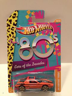 Wheels 84 Pontiac Fiero GT Cars of the Decades The 80s Diecast 164