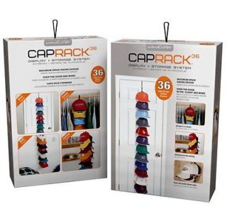 Perfect curve cap rack holds up to 36 baseball caps new