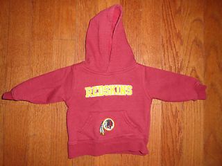 Toddler Boy/Girls NFL Washington Redskins Hoodie Size 18m EUC