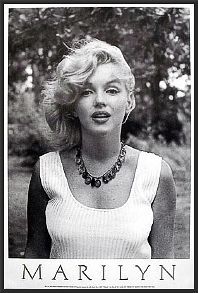 Marilyn Monroe White Top Dry Mount Poster Framed