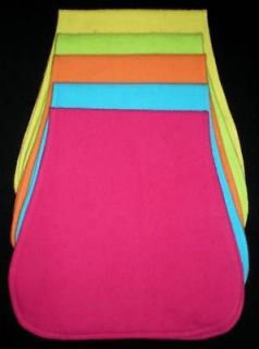 24 Blank Burp Cloths Many Colors great for embroidery