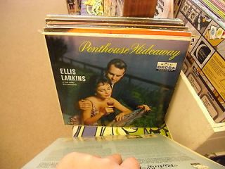 Ellis Larkins Penthouse Hideaway vinyl LP Decca Records VG+ pink promo