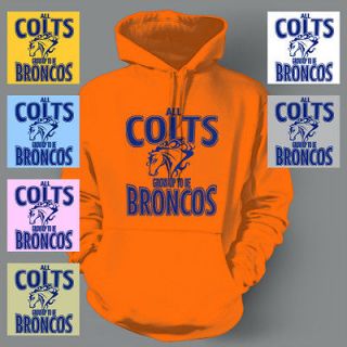 Denver BRONCOS All Colts Grow Up to Be Peyton Manning Jersey Hoodie