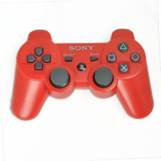Game Red Wireless Six axis Vibration Controller Fr Sony PS3 Console