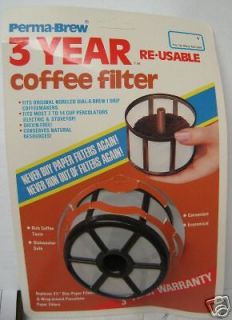 Coffee Filter 3 Year Reusable Fits Percolator Nylon Mesh New