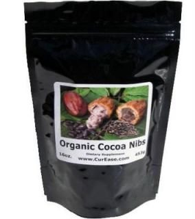 Cocoa Raw Cacao Nibs 16oz GMO Free   Certified Organic