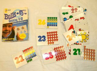FLASH CARDS LOT 2 Boxes Vintage TREND Numbers COUNTING Activity Puzzle