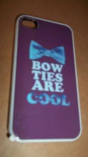 BOW TIES ARE COOL DR WHO IPHONE 4 CASE NEW IN BAG apple i phone