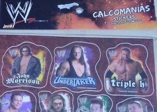 NEW 11 STICKERS WWE WRESTLING PARTY FAVORS SUPPLIES