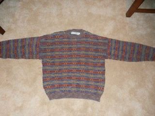 FASHIONABLE Mens Coogi Cosby Inspired Ugly Textured Hipster Sweater X