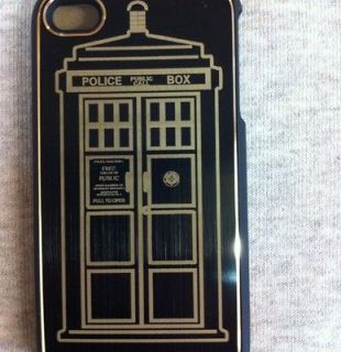 Doctor Who Tardis Laser Engraved metal case for I Phone 4/4s