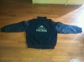 Patron Tequila Letterman Jacket genuine Leather New Extra Large Men