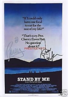 SIGNED STAND BY ME MOVIE POSTER PRINT 12X8