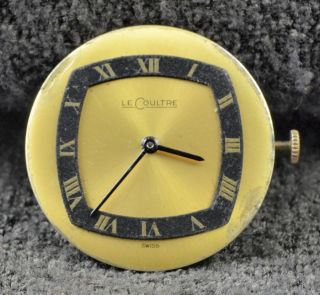 LeCoultre K 818/2 17 Jewel Wrist Watch Movement for Parts or Repair