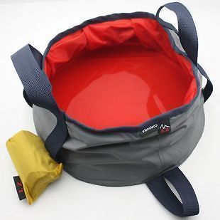 Portable Foldable Water Bucket Cordura Washbasin Camping Hiking