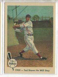 2004 TED WILLIAMS fleer NATIONAL PASTIME #13 103/406 1959 reprint