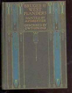 Newly listed BRUGES & WEST FLANDERS, 1906, 1st. Ed., A&C Black, w/37