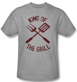 The Hill Grill Funny Vintage Fade Look Cooking Joke Size T shirt top