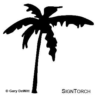 palm tree vinyl decal sticker more options color size time