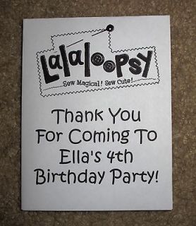 Personalized Lalaloopsy Coloring Pages *PDF FILE ONLY* Birthday Party